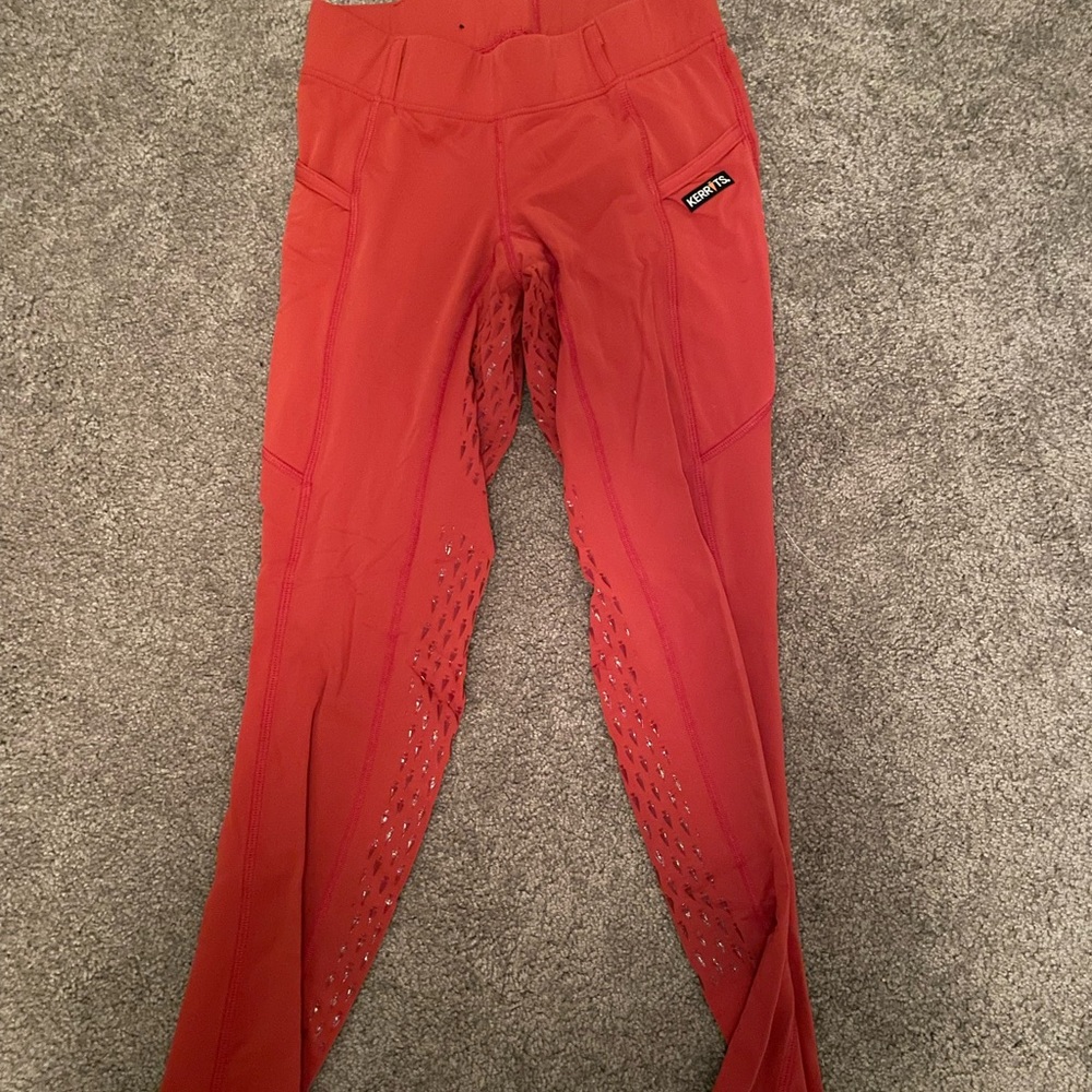 Red Kerrit Riding Tights